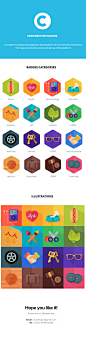 Cronnection badges on Behance