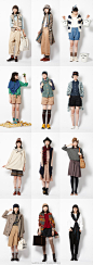 #lookbook# niko and.. 2012.10月搭配目录，以宽松为主的穿搭