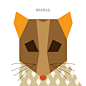 波普艺术动物图标(5)-其他设计-设计欣赏-素彩网