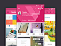 Dribbble App (Material Design) 