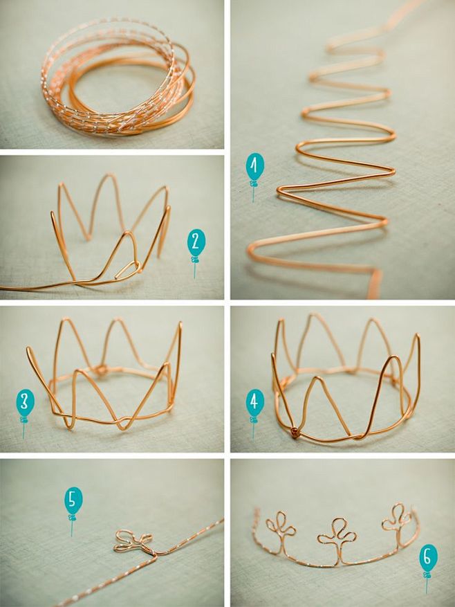 DIY: wire crown