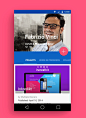 Behance New App Concept (Material Design) : Behance* new App Concept by Fabrizio Vinci.*Behance is the sole property of Adobe. This is an independently created app concept proposal.Not for commercial purposes.