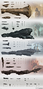 EVE Online - spaceship size comparison.. My ships are so small right now..But tomorrow Im able to fly a Battle Cruiser! Excited :)