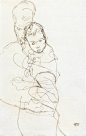 Mother and Child - Egon Schiele