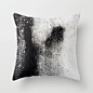 Negro sobre Blanco Throw Pillow by David Bastidas | Society6
