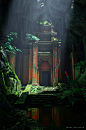 [UE4] Lost Temple Ruins, Jonas Axelsson : *Scroll down for all images*
Here's a personal project I've been working on at home, during my spare time.
Inspired by games like Uncharted and Tomb Raider.
Textures were made using Substance Designer (except foli