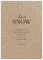 I love this paper! Flurries - Paperless Post: 
