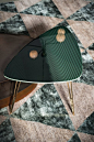 Lacquered triangular coffee table ORGANIQUE by BAXTER design Draga & Aurel