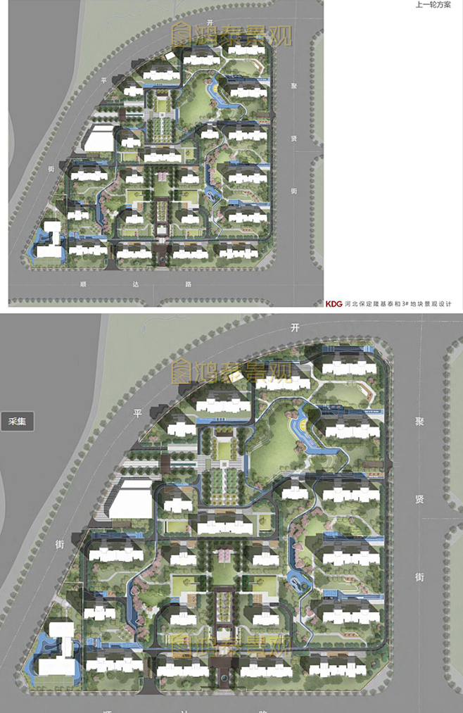 2020选住宅大区景观设计文本现代新中式...