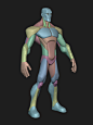 Infinity Hero Character Anatomy Blockout