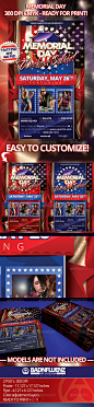 Memorial Day Flyers - GraphicRiver Item for Sale