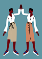 Fashion assortment illos : illustrations for fashion assortment training manual