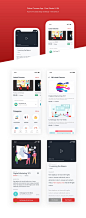 app uiAPP设计UI设计在线教育在线课程界面设计