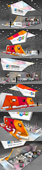 CT exhibition stand on Behance