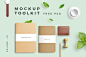 Free Mockup Toolkit Vol-01 : Fresh look mockup set with bright and delicate color that is freshly created to present your creative work and design, download and get it today for free.