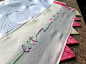 Embroidery tea towel | Flickr - Photo Sharing! #刺绣# #DIY#