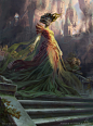 MtG - Vraska, Swarm's Eminence, Anna Steinbauer : Illustration done for Magic: the Gathering: War of the Spark
© Wizards of the Coast

Art direction: Taylor Ingvarsson