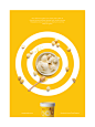 OOB Ice Cream Ads : Using the existing bright colourful packaging and strong design cues I was asked to concept and create a series of magazine ads and posters to introduce new OOB Ice Cream flavours. The idea was to highlight or 'target' the ice cream an