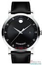 【watchds.com】Movado 'Red Label' Automatic Leather Strap Watch, 42mm available at - 表图吧 - 手表设计资讯 - watch design