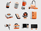 Electronic & Home Appliances 3D Icon Pack — 3D Assets on UI8