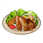 Northern Smoked Chicken : Northern Smoked Chicken is a food item that the player can cook. The recipe for Northern Smoked Chicken is obtainable inside a Chest near the top of the central tower at Stormterror's Lair. Northern Smoked Chicken can also be pur