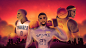 NBA for ESPN : On the end of October I've drawn an illustration for ESPN.com on the NBA opening night and his main champions: Tim Duncan, Russel Westbrook and Lebron James. Art director: Jason Lancaster