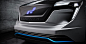 W Motors Iconiq Seven Concept front end detail 设计师阅图系列之交通工具 Oo与木造物oO