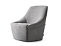 Fabric armchair ALMA | Armchair - Calligaris