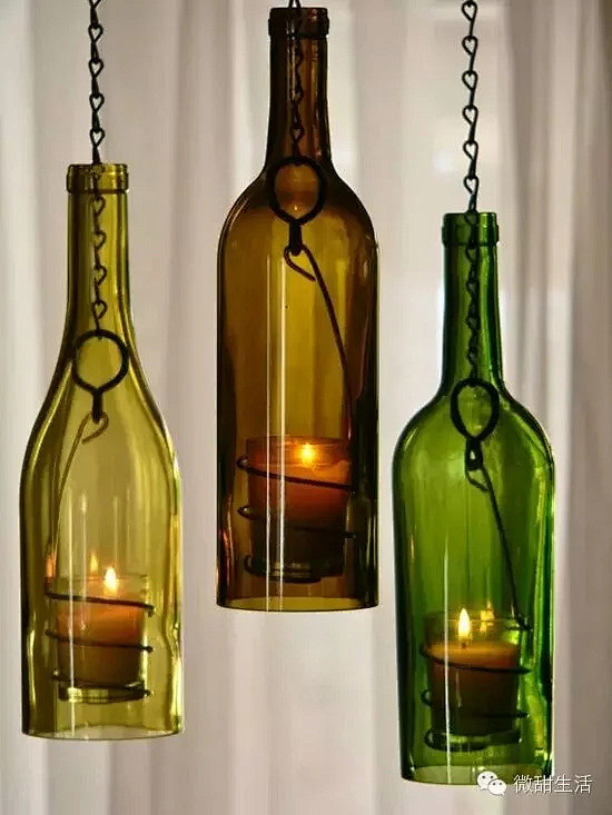 【微甜生活】用创意点亮玻璃瓶，让手工照亮...