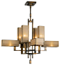 Fine Art Lamps 733840ST Perspectives Golden Bronze 8 Light Chandelier contemporary-chandeliers