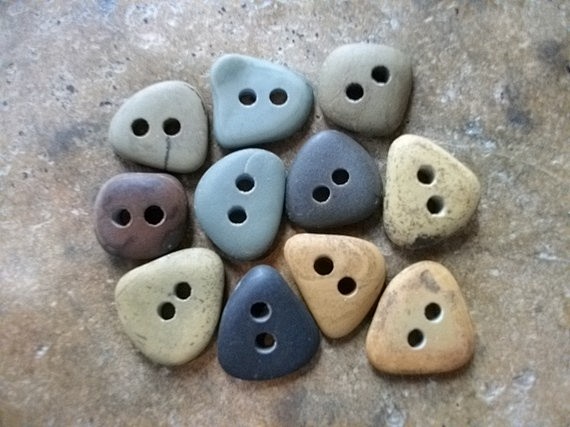 little stone buttons