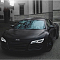 « Matte Black Audi R8 ✨ | Photo via @aaltomotive | #OnlyForLuxury »