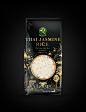 Golden Axe Thai Jasmine Rice : Jasmine Rice Packaging Design for Siam Grain 