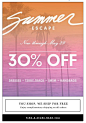 Juicy Summer Sale Email: 