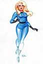 Invisible Woman - Bruce Timm