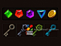 Unity3D插件Treasure Chest Icons 宝箱图标/贴图和材质/图示和UI-淘宝@北坤人素材