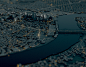 Sleeping Cities - New Orleans : A digital miniature of New Orleans as it sleeps. 