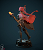 Magic Girl, Ilya Loginov : Practice in free time<br/>Model based on awesome artwork by Terry Wei<br/><a class="text-meta meta-link" rel="nofollow" href="https://www.artstation.com/artwork/L24mJv" title="ht