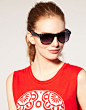 asos 英国代购 2012新款时尚蕾丝镜架百搭太阳镜 免邮
