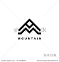 Mountain vector logo template. Travel and Adventure