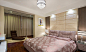 85平二室二厅现代现代简约风格中户型家居卧室床灯具背景墙装修效果图