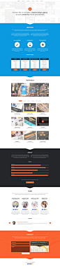 Fresh onepage portfolio by NumarisLP on deviantART