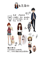 动漫画Q版设计 日式韩版风格手绘简笔人物头像 礼物个性设计绘画-淘宝网