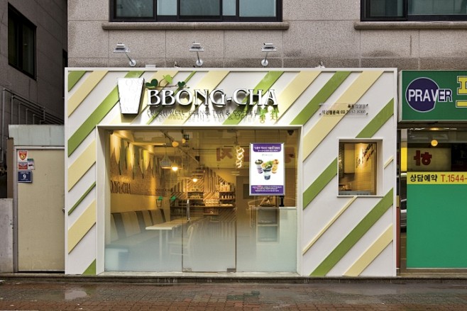 韩国首尔BBong-Cha咖啡馆空间设计