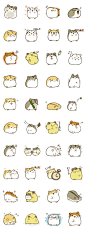 It is second phase of the hamstamp.The hamster will make your LINE life more pleasant.: 