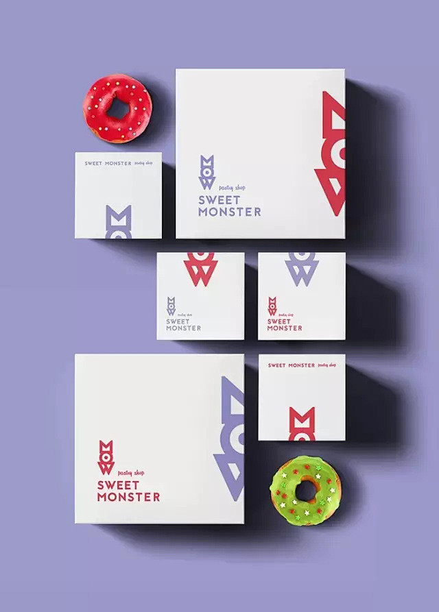 Sweet Monster糕点店品牌VI...