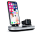 Smart Dual Charging Station for Apple Watch and iPhone