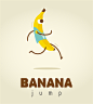 Banana Jump (2015) : Logo for a running team "Banana Jump"