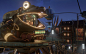 Bullfrog Hollow, Matt Olson : Bullfrog Hollow is a small steampunk city I built using Maya, Substance, Photoshop and UE4.  I used this project to test some new features in Substance Painter and UE4. It was also just for fun  ;-)

The tree models are court