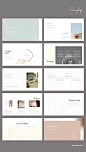Gorgeous Neutral PowerPoint Template✨  This is the portfolio presentation for every creator, designer, student, lecturer, businessman who wants to present their awesome project or creative ideas.#powerpoints #feminine #beige #ivory #goal #chart #strategy 